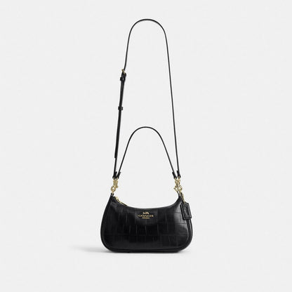 Coach Soft Teri Shoulder Bag Gold/Black