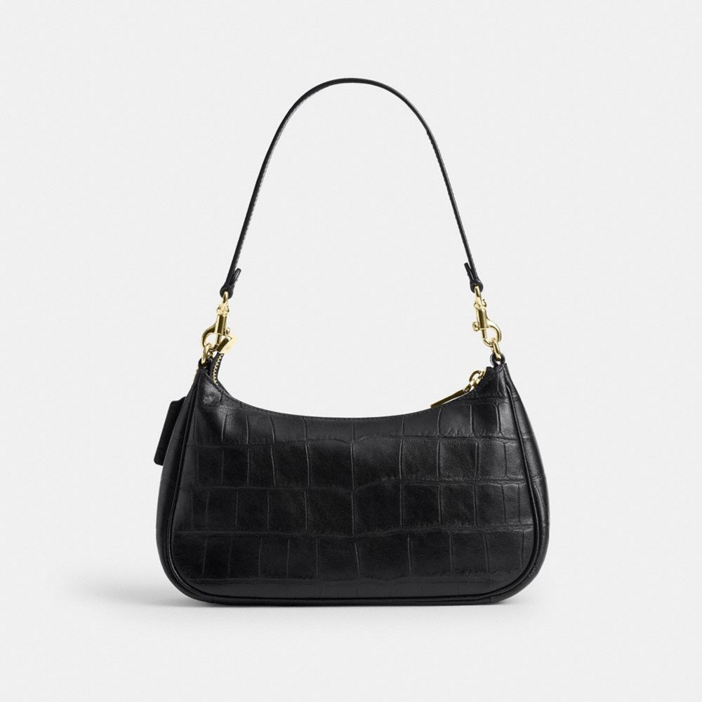 Coach Soft Teri Shoulder Bag Gold/Black