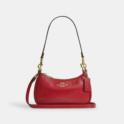 Coach Soft Teri Mini Crossbody Bag Gold/Poppy