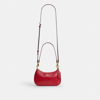 Coach Soft Teri Mini Crossbody Bag Gold/Poppy