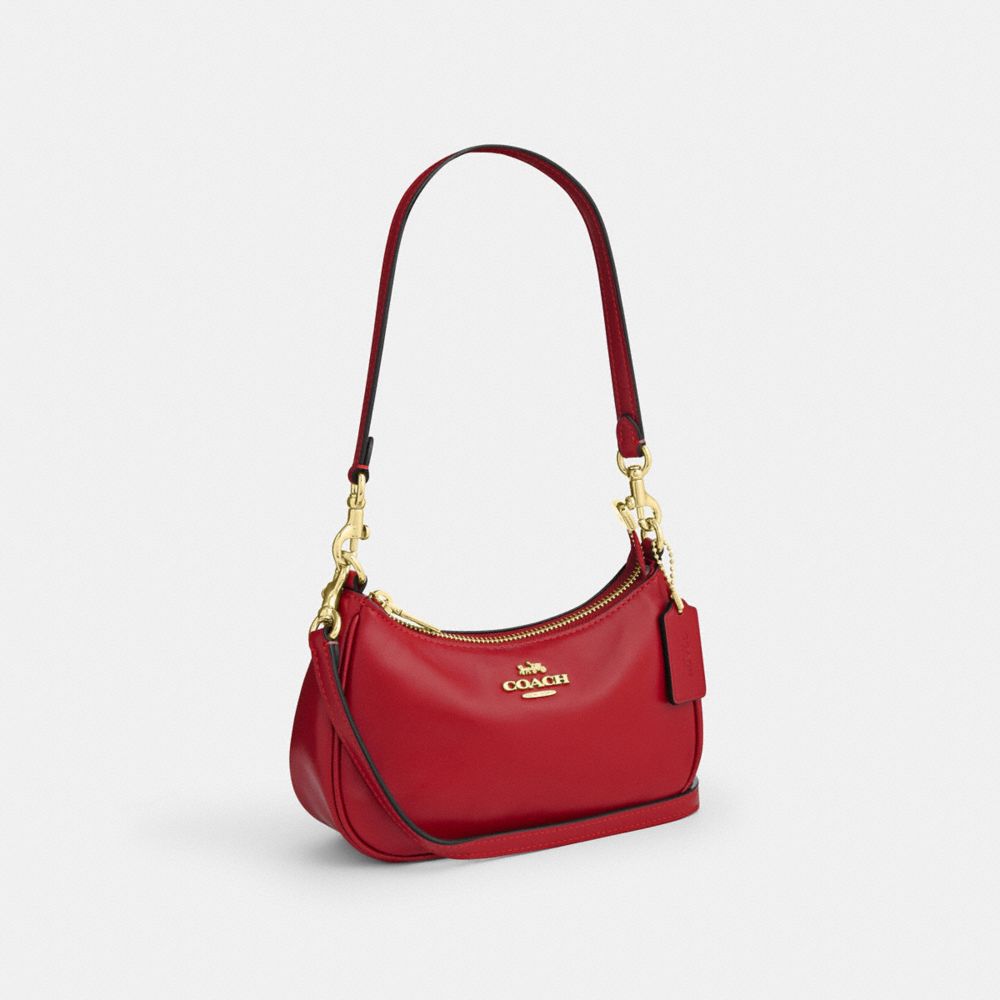 Coach Soft Teri Mini Crossbody Bag Gold/Poppy