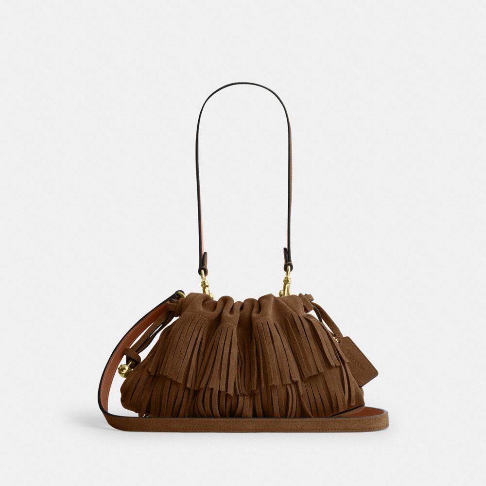 Coach Faye Shoulder Bag With Fringe Im/Cedar