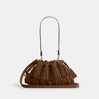 Coach Faye Shoulder Bag With Fringe Im/Cedar