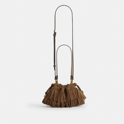 Coach Faye Shoulder Bag With Fringe Im/Cedar