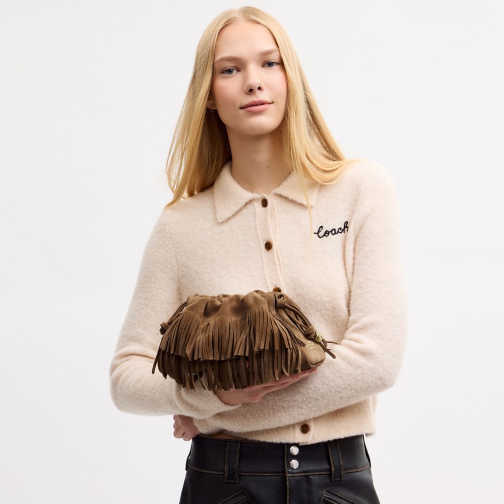 Coach Faye Shoulder Bag With Fringe Im/Cedar