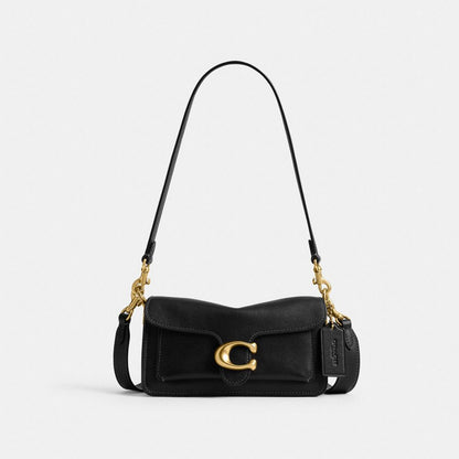 Coach Soft Tabby Shoulder Bag 20 Brass/Black