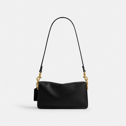 Coach Soft Tabby Shoulder Bag 20 Brass/Black