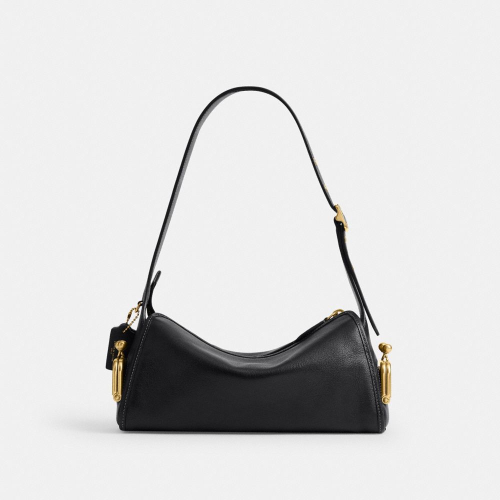 Coach Turnlock Haversack Bag 27 Brass/Black