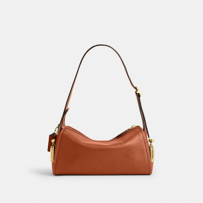 Coach Turnlock Haversack Bag 27 Brass/Amber Brown