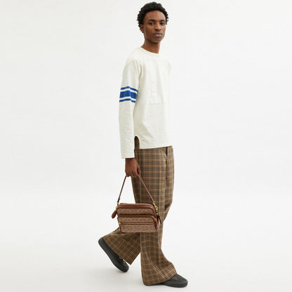 Coach Dakota Crossbody Bag In Signature UpcraftedLeather Tan Multi.