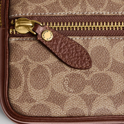 Coach Dakota Crossbody Bag In Signature UpcraftedLeather Tan Multi.
