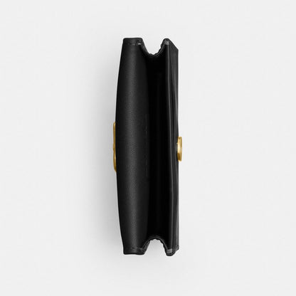 Coach Tabby Card Case Brass/Black