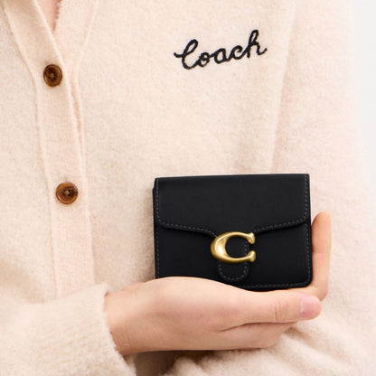 Coach Tabby Card Case Brass/Black
