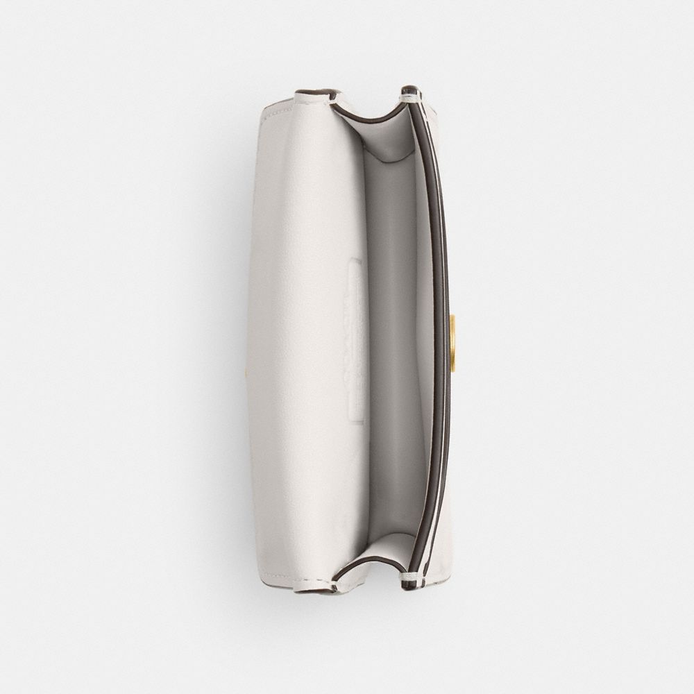 Coach Tabby Card Case Brass/Chalk