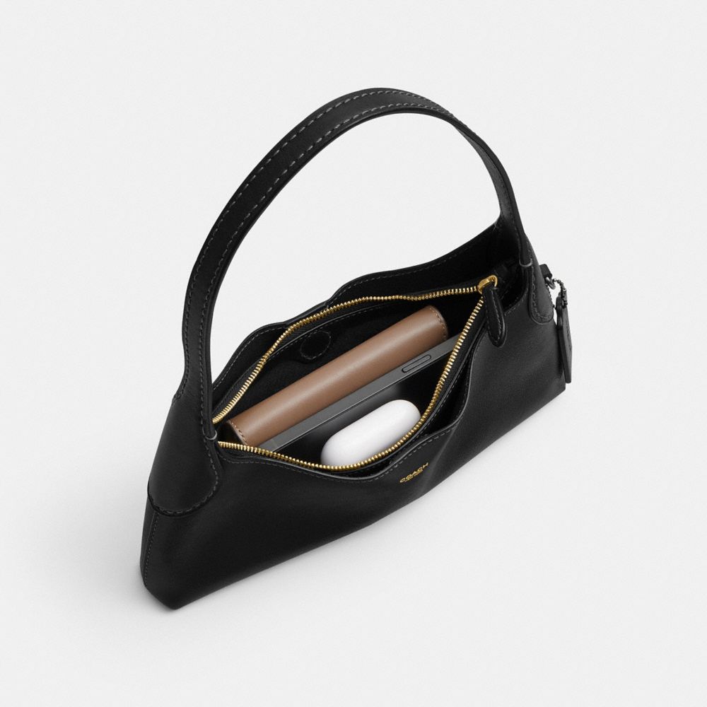 Coach Brooklyn Shoulder Bag 26 Brass/Black