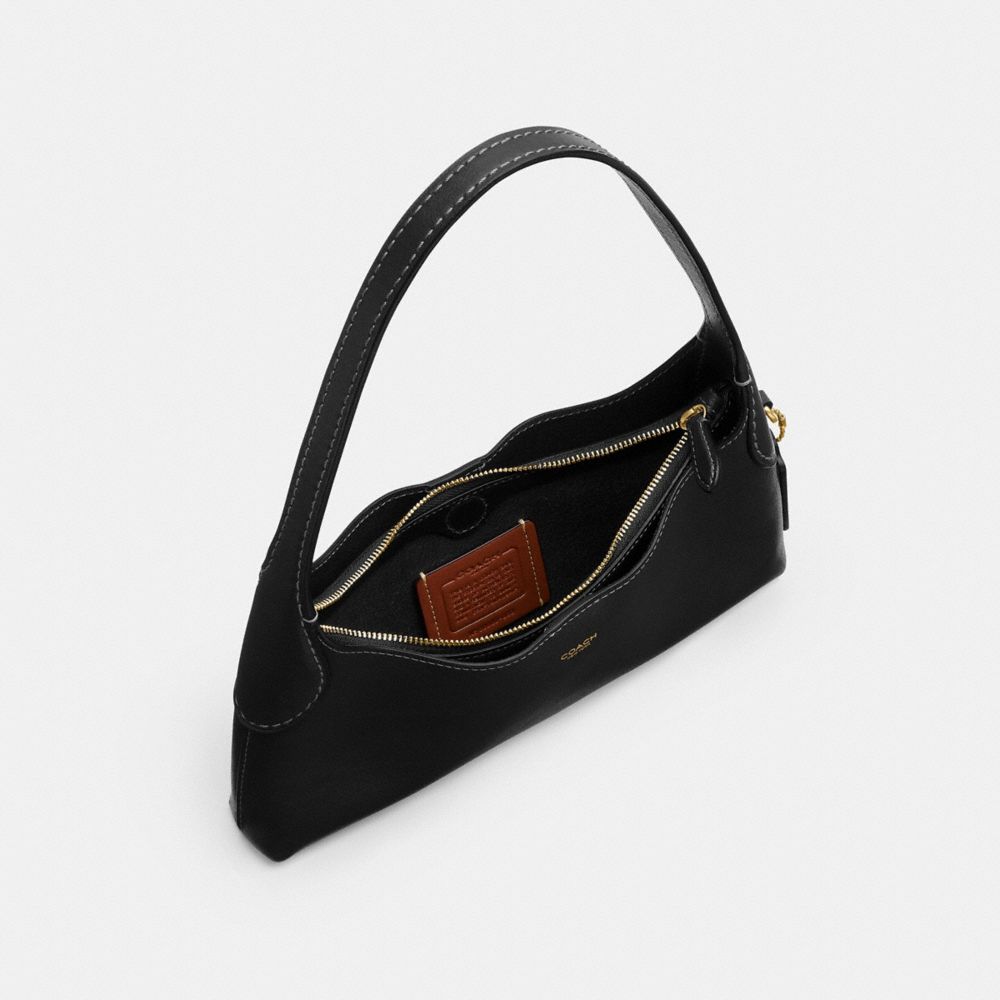 Coach Brooklyn Shoulder Bag 26 Brass/Black