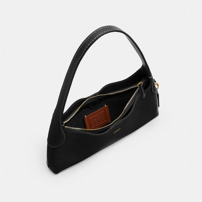 Coach Brooklyn Shoulder Bag 26 Brass/Black