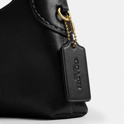 Coach Brooklyn Shoulder Bag 26 Brass/Black
