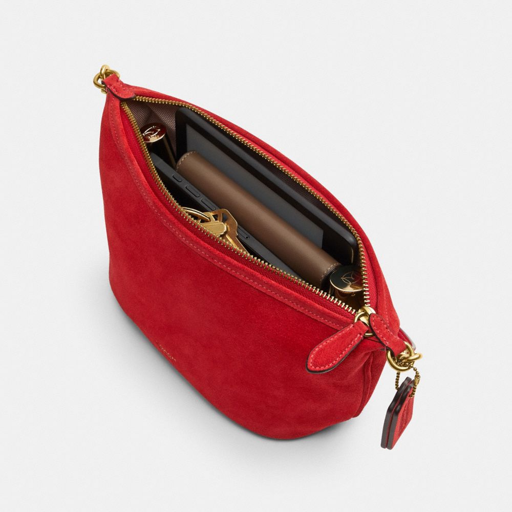 Coach Demi Bag Brass/Candy Apple
