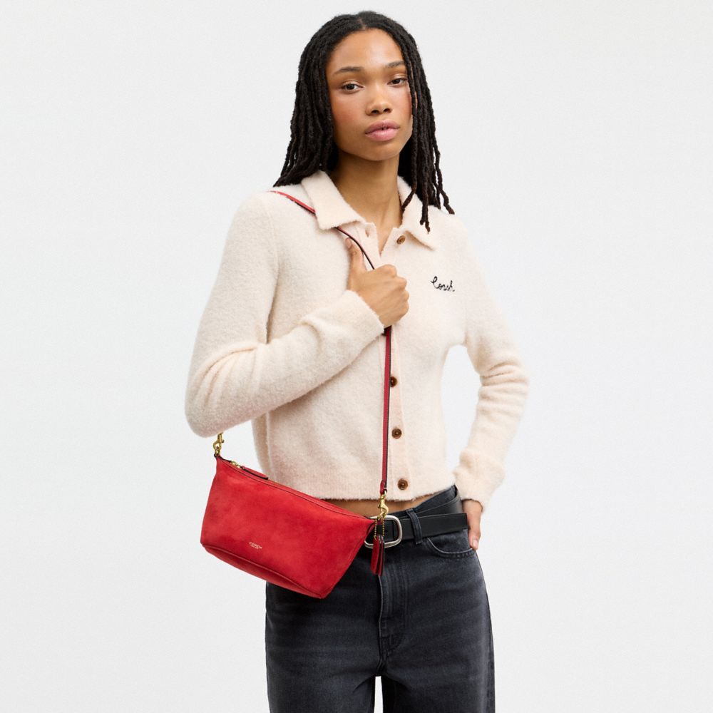 Coach Demi Bag Brass/Candy Apple