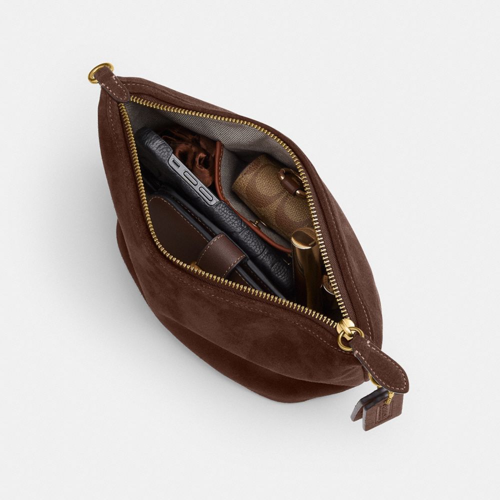 Coach Demi Bag Brass/Dark Chocolate