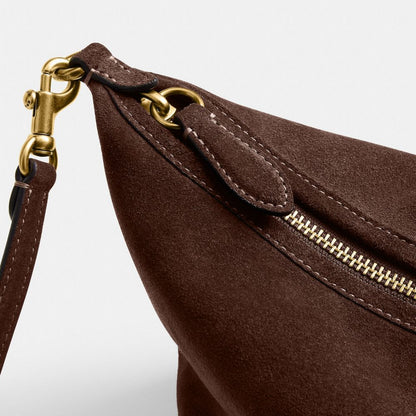 Coach Demi Bag Brass/Dark Chocolate