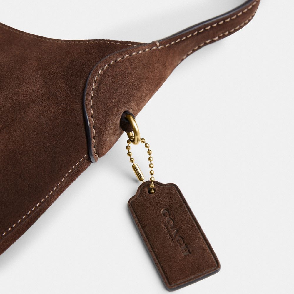 Coach Brooklyn Shoulder Bag 26 Brass/Dark Chocolate