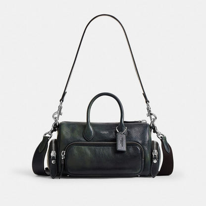 Coach Compass Bag 25 With Pockets Navy/Green