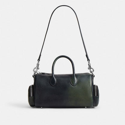 Coach Compass Bag 25 With Pockets Navy/Green