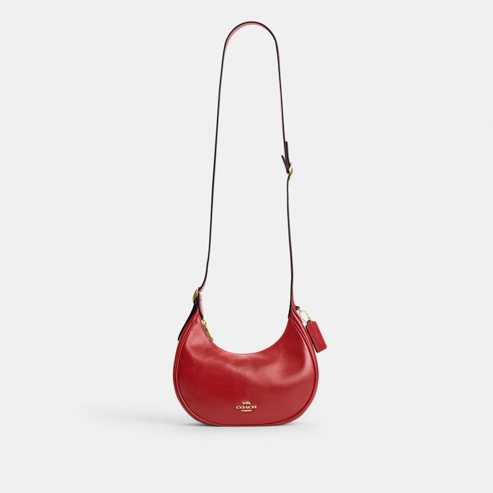 Coach Emily Shoulder Bag Gold/Poppy