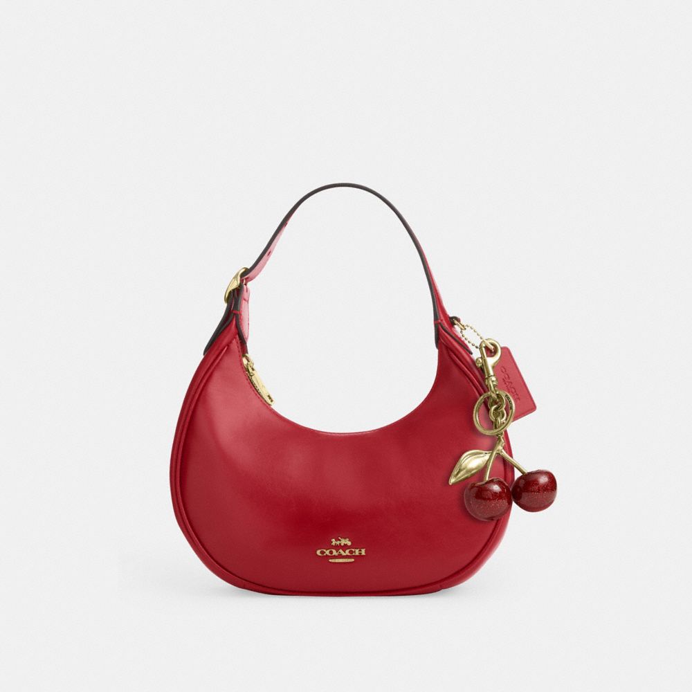 Coach Emily Shoulder Bag Gold/Poppy