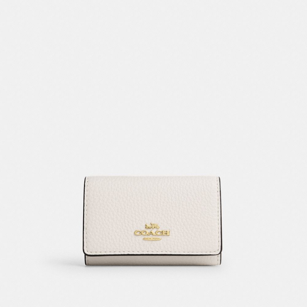 Coach Five Ring Key Case Gold/Chalk