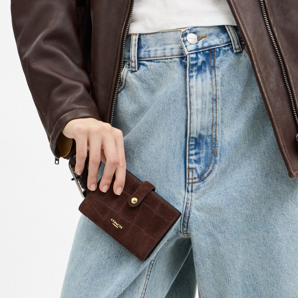 Coach 2-In-1 Wallet Gold/Maple
