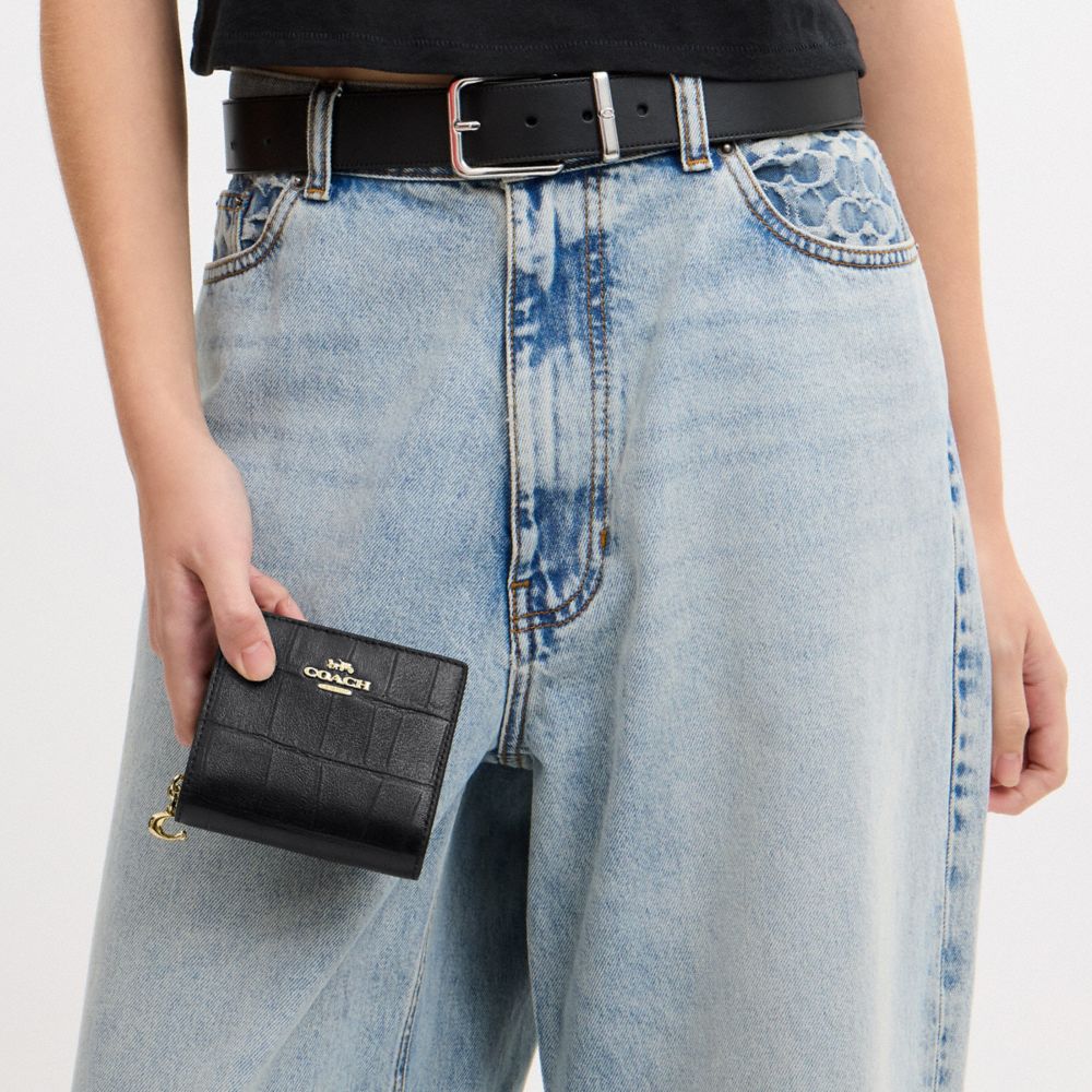 Coach Snap Wallet Gold/Black