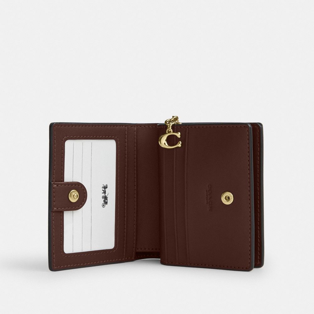 Coach Snap Wallet Gold/Maple