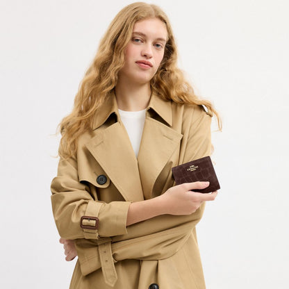 Coach Snap Wallet Gold/Maple