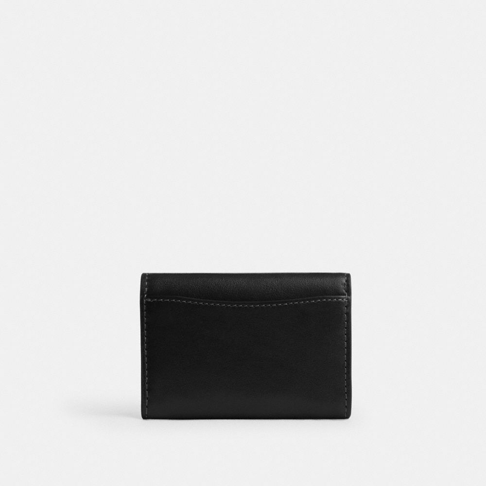 Coach Flap Card Case Gold/Black