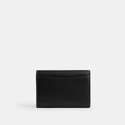Coach Flap Card Case Gold/Black