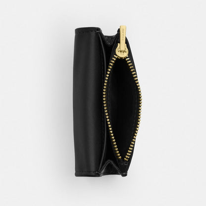 Coach Flap Card Case Gold/Black