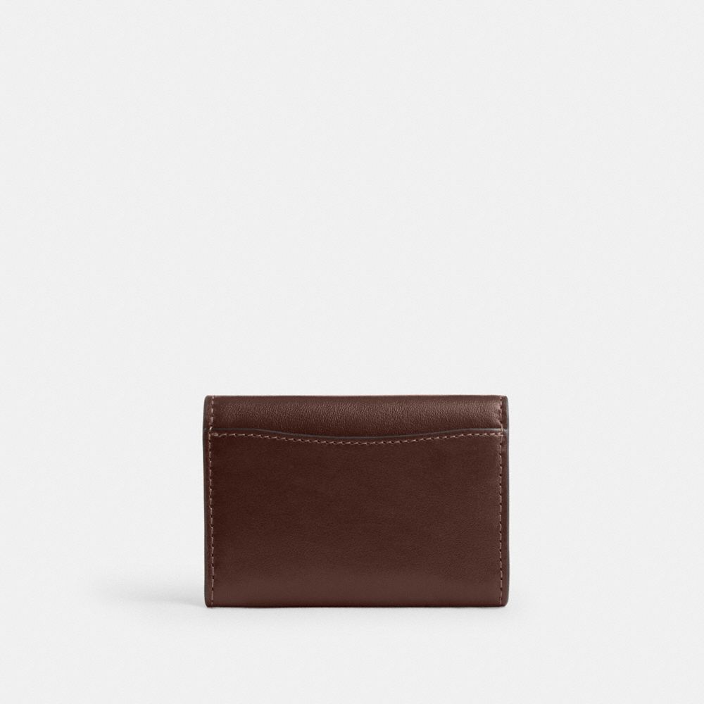 Coach Flap Card Case Gold/Maple