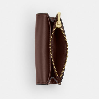 Coach Flap Card Case Gold/Maple