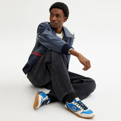 Men's Coach Track Sneaker Midnight Blue Black