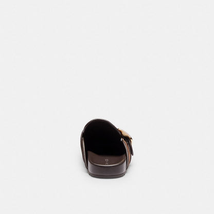 Women's Coach Archival Buckle Clog In Signature Chenille Truffle