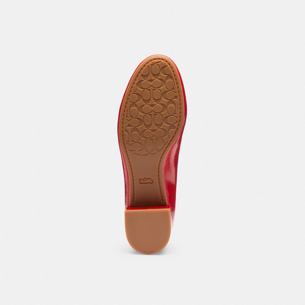 Women's Coach Double Buckle Block Heel Mary Jane Poppy