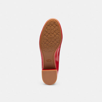 Women's Coach Double Buckle Block Heel Mary Jane Poppy