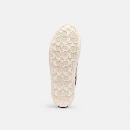 Women's Coach Skate Sneaker Khaki Maple