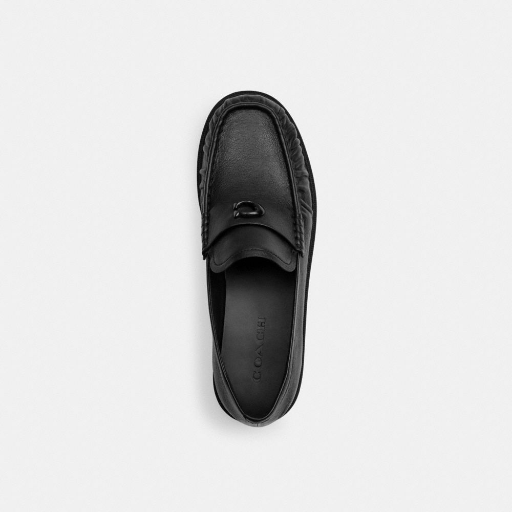 Men's Coach Soft Loafer Black
