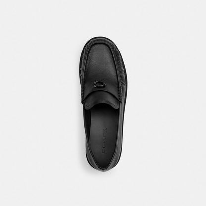 Men's Coach Soft Loafer Black