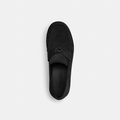 Men's Coach Soft Loafer Black