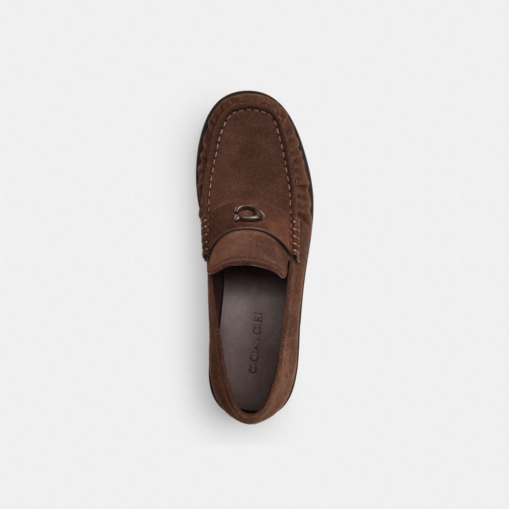 Men's Coach Soft Loafer Chocolate Brown